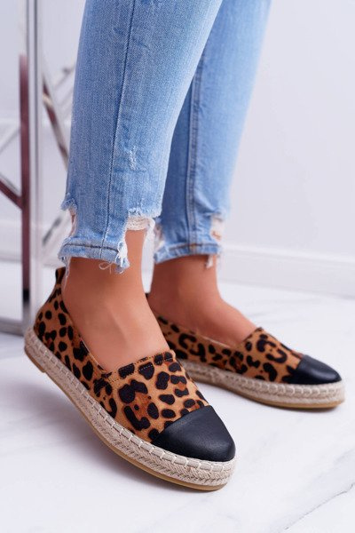 Women's Espadrilles Leopard Flates