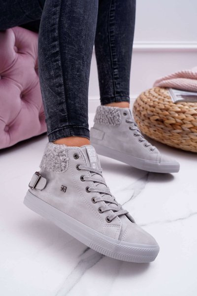 Adidaje mari pentru femei Star High au încălzit gri EE274079