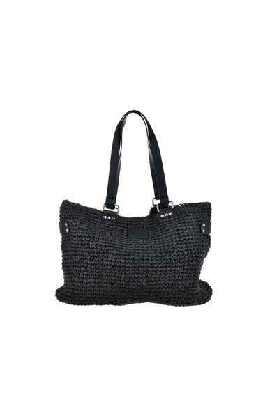 Große gewebte Tasche Big Star NN574108 Schwarz