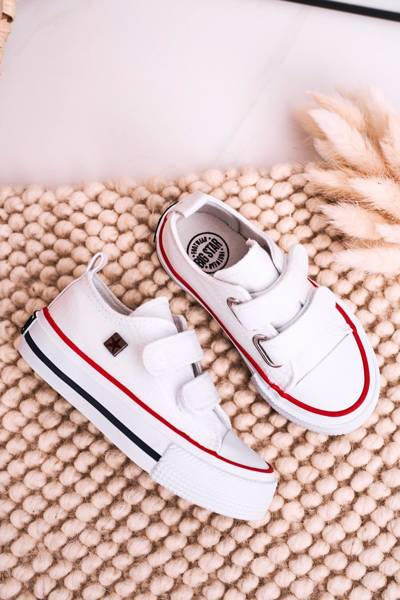 Baskets Velcro Enfant BIG STAR HH374095 Blanc