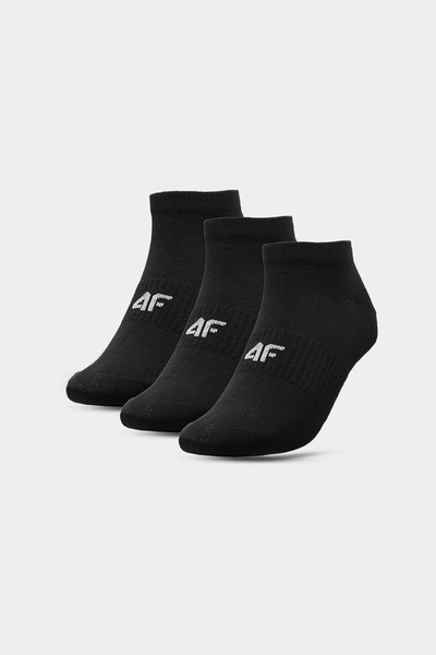 Chaussettes noires 4F Casual 3-PACK 4FAW23USOCF196-20S