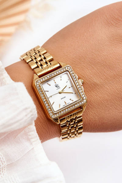 Montre étanche GG Luxe Gold Zirconia pour femme