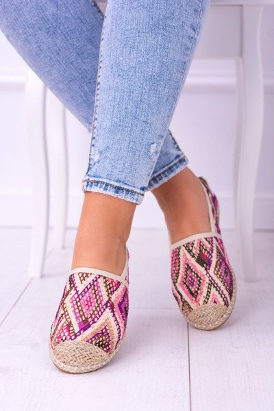 Lu Boo | Damen Slip Leinen Espadrilles Bimbi