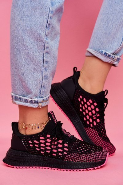 Adidaje pentru încălțăminte pentru femei Star Big Star Black Fuchsia FF274964
