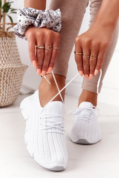 Chaussures de sport pour femmes, baskets blanches d'entraînement