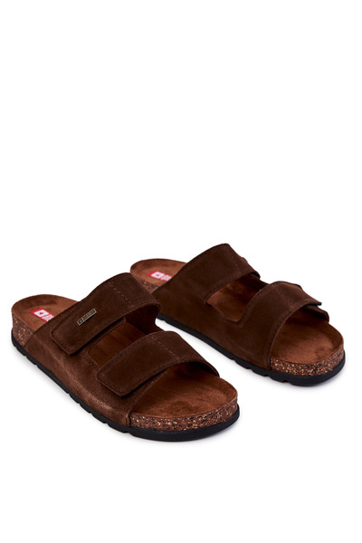 Tongs Velcro Homme Big Star JJ176002 Marron