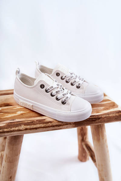 Ledersneaker für Kinder BIG STAR KK374056 Weiß