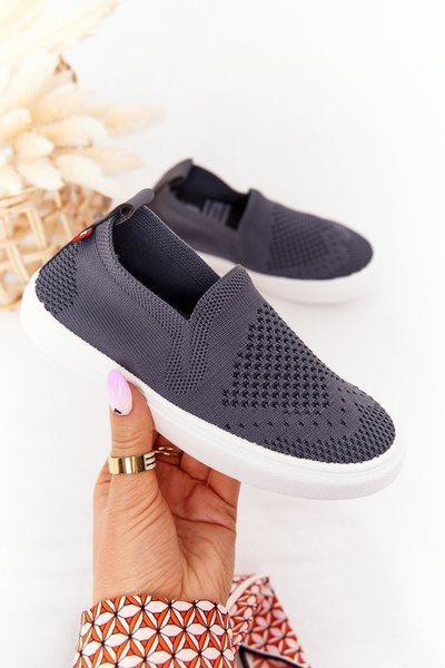 Kinder Slip-On Tennis Big Star HH374104 Grau