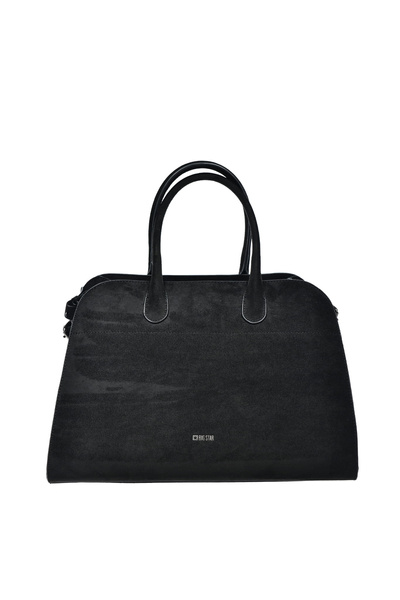 Geantă Shopper Femei Din Eco Suede Big Star SS574007 Neagră