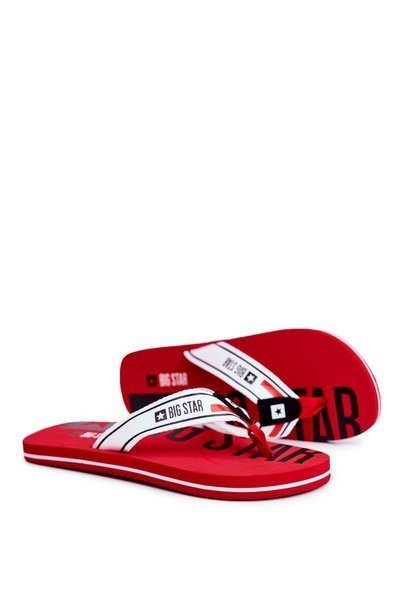 Big Star Herren Flip Flops Rot FF274A451