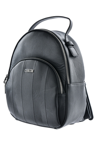 Sac à dos en cuir pour femme 2en1 Big Star LL574097 Noir
