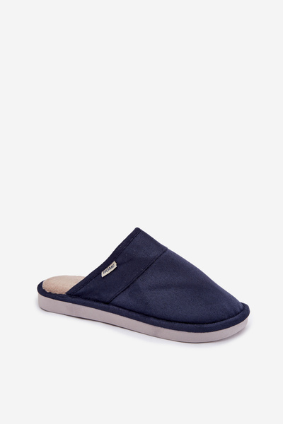 Chaussons hommes bleu marine Selomir