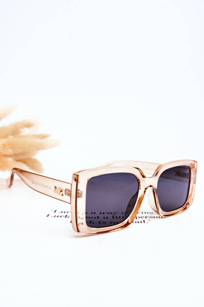 Ochelari de soare cu decorare M2366 Orange