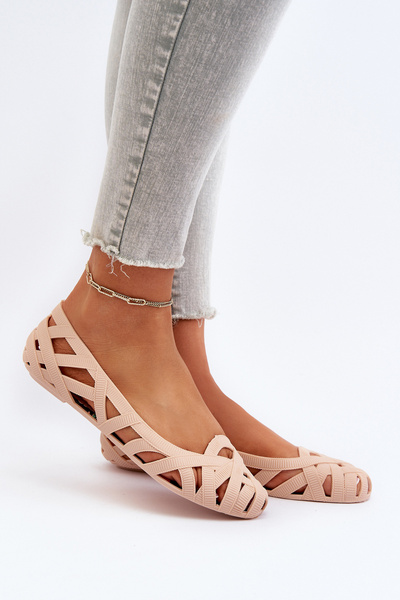 Ballerines Femme Caoutchouc Nude Salam