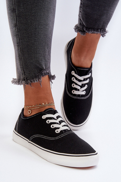 Baskets classiques noires pour femmes Olvali