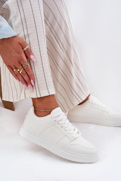 Adidași Femei Big Star RR274A241 HI-POLY SYSTEM Albe