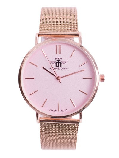 Montre Femme Michael John Florence Cadran Rose 40mm