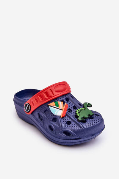 Sandales Crocs légères en mousse enfant bleu marine Sweets