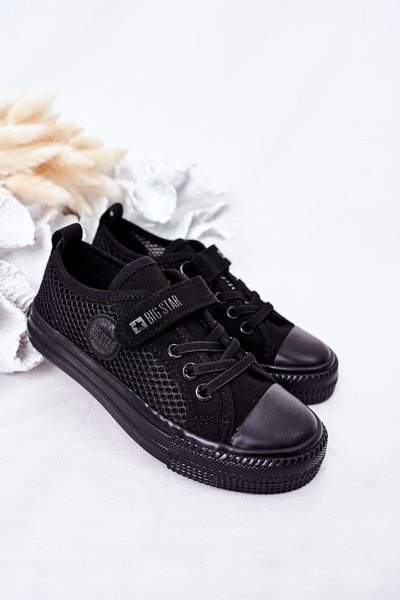 Children's Sneakers With Mesh BIG STAR HH374015 Black