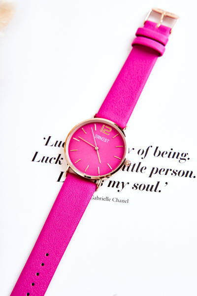Montre Femme Ernest Moulin à Sable Fuchsia