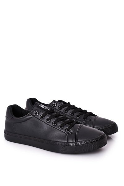 Baskets en cuir pour hommes Big Star HH174035 Noir