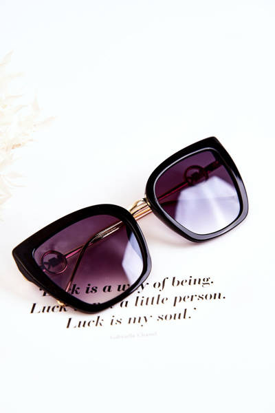 Women's Cat Eye Sunglasses M2351 Black