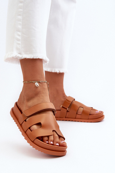 Tongs classiques pour femmes Camel Molie