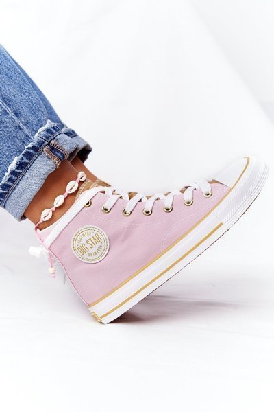 Baskets Hautes Femme Big Star HH274447 Rose