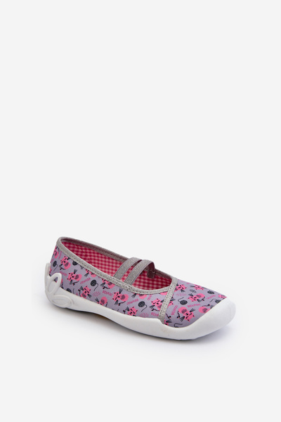 Flip-flop Balerina Befado Cats 116X315 szürke-rózsaszín