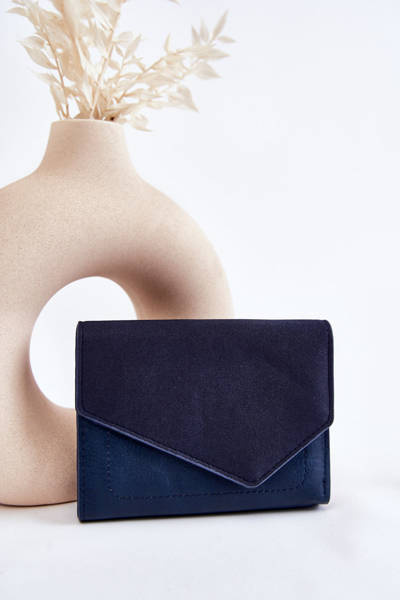 Women's Small Wallet With A Magnet Navy Zaya