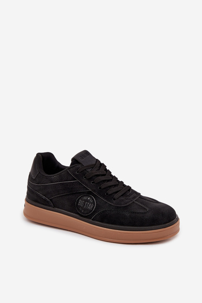 Férfi Alacsony Sneakers Big Star SS174019 HI-POLY SYSTEM Fekete