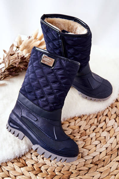 Botte de Neige Enfant Warm Navy Mussi