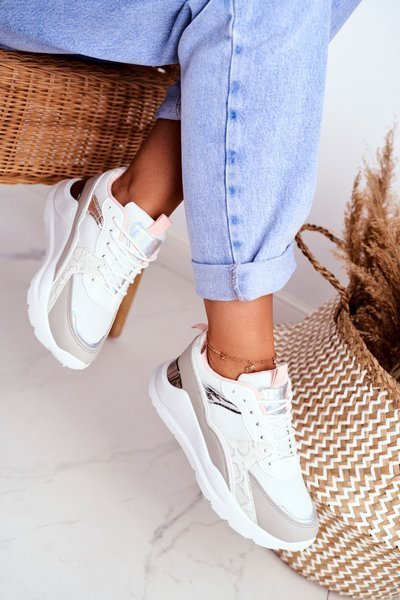 Sport Damen Turnschuhe Schuhe Weiß Martina