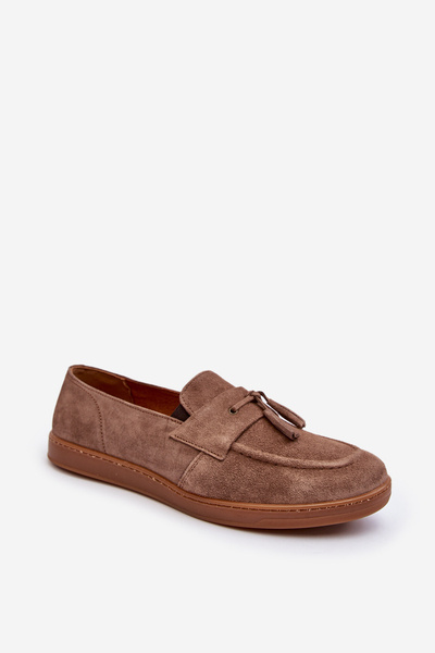 Pantofi barbati din piele Zazoo 1566 maro
