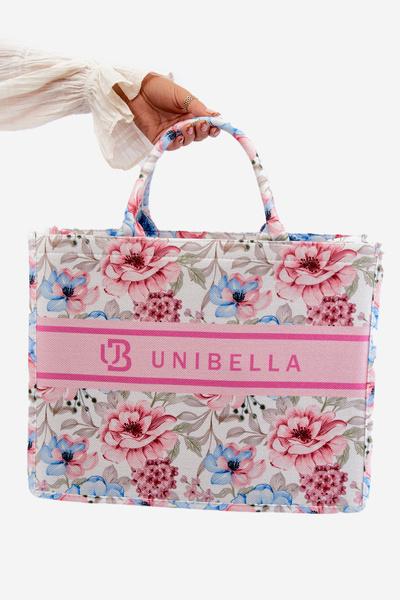 Grand Sac à Fleurs Rose Mooch