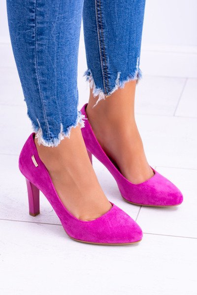 Escarpins Femme Stiletto Daim Fuchsia Sergio Leone Campbell