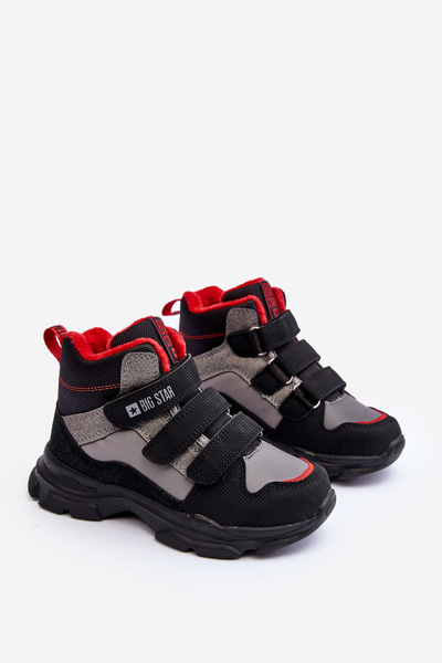 Bottes de neige enfant Trapper isolées gris Big Star MM374170