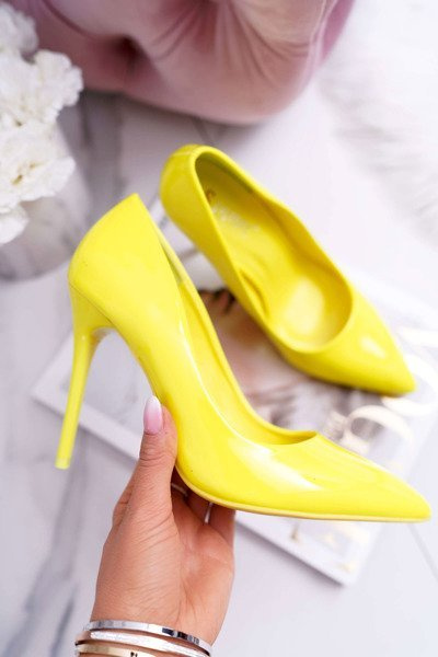 Escarpins Femme Jaune Citron Yanna