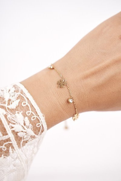 Bracelet Femme Celebrity Gold Clover Jess