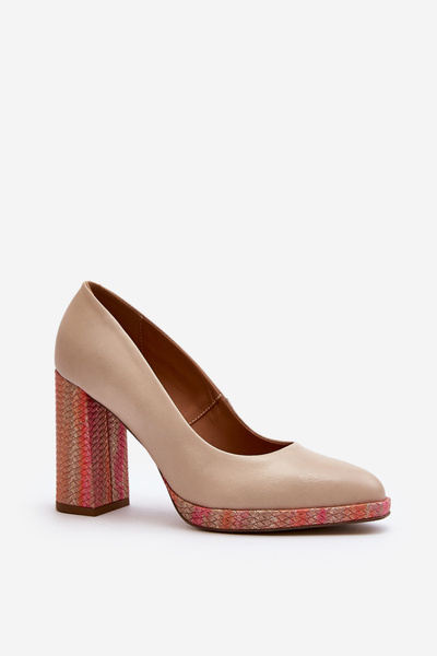 Escarpins à Talon Aiguille Laura Messi 2746 Beige