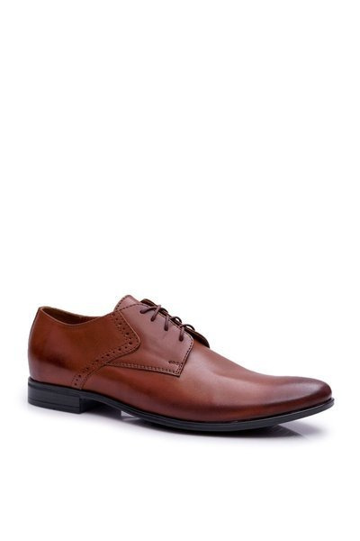 Herren Elegant Bednarek Leder Braun Westero Schuhe