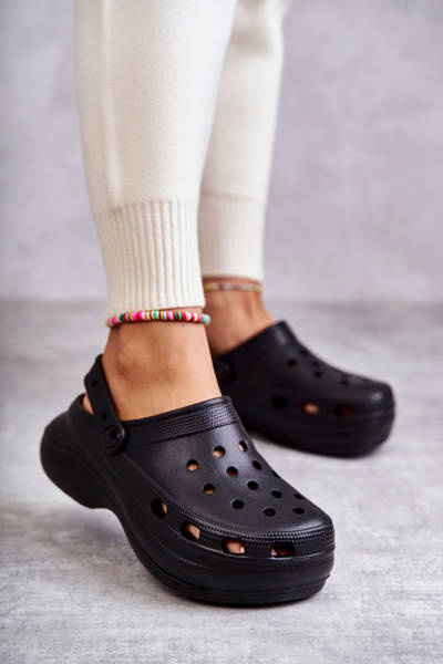 Női hab papucs Crocs Black Coline