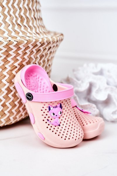 Chaussons Mousse Enfant Crocs Rose Olivia