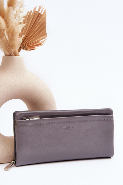 Moteriška pilka piniginė Tiborlena