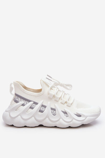Women's Fashion Sock Sneakers White Daxo