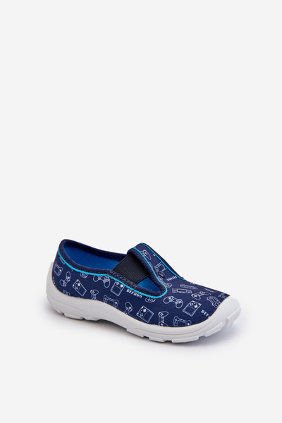 Chaussons Enfant Befado Slip-On 975X182 Marine