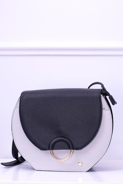 Monnari Damen Schwarz und Grau Clutch Handtasche mit bunten Seiten BAGA660