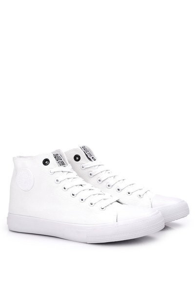 Men's Classic High Sneakers Big Star FF174551 White