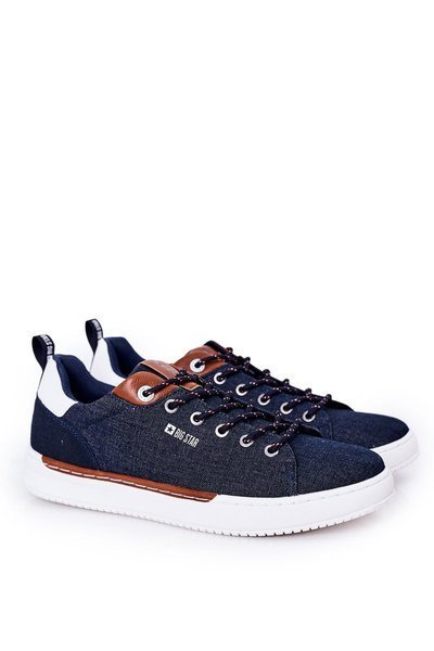 Adidași pentru bărbați Big Star HH174163 Navy Blue