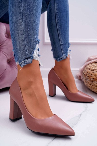 Moteriškos „Stiletto“ pompos „Dark Pink Femmini“.